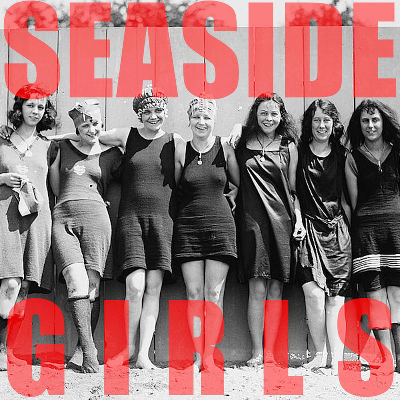 Seaside Girls Candy Coffins Retro Seaside Ladies  