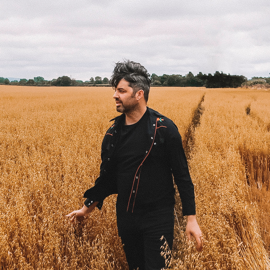 Davey Long - Man in a corn field